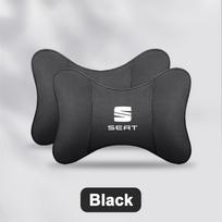 2Pcs Car Seat Headrest Auto Logo Neck Pillow For Seat FR Cupra Ateca Ibiza 6j 6f Leon Mk2 Cordoba Exeo Arona Toledo E-Racer