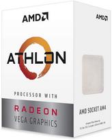 AMD Athlon 3000G Processor with Radeon Graphics 3.5GHz 2 Cores  4 Threads 5MB 35W [Domestic Authorized Distributor Product] YD3000C6FHBOX