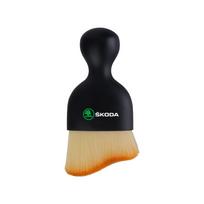 Car Soft Wool Fiber Brush Center Console Clean Tool Air Outlet Dust Brush For Skoda S VII Octavia Fabia Kodiaq Rapid Kamiq Kapoq