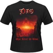 Rock Off officially licensed products Dio Last in Line Band Logo T Shirt M Black S