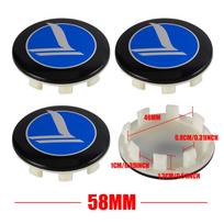 4pcs 58MM Car Emblem Wheel Center Hub Caps Cover Accessories For KIA K3 K5 Rio Sportage Ceed 3 4 K5 Picanto Optima Sorento