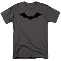 DC Comics - The Batman - Tri-Color Bat Silhouette -  Unisex Children's T-shirt - Gray 120