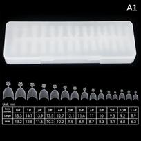 Clear False Nails Super D Arc Long Nails Press On Nail Full Cover Gel Tips Nail Art Capsule Nail Extensions Nail Art