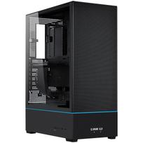 LIANLI SUP-01 Black Mid-Tower PC Case, 45L Capacity, Triple Chamber Structure, Back Connect Design, ATX Compatible, Includes 3 x 120mm PWM Fans,