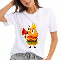 Burger I Ate The Beef Wounisex's Cotton T Shirt, Premium Cotton Print, Durable, Casual Fashion. This Comfy And Stylish Tee Features A Funny Burger Gra S