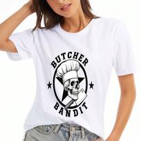 Burger I Ate The Beef Wounisex's Cotton T Shirt, Premium Cotton Print, Durable, Casual Fashion. This Comfy And Stylish Tee Features A Funny Burger Gra S įvairiaspalvis