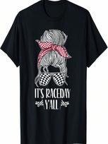 Dirt Track Go Kart Racing Race Mom Friend  Grandma T-Shirt S