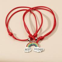 European & American Fashion Best Friends Rainbow Bracelet