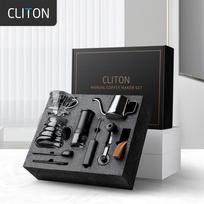CLITON Manual Coffee Grinder and Pour Over Set