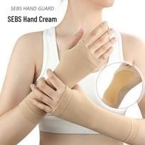 SEBS Soft Anti-Wear Wrist & Palm Protection Gloves for Running, Sports & Fitness Skin Color Left Hand