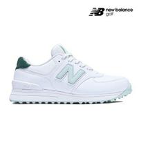 Ak Golf New Balance 2025 WgS 574 Women S Golf ShoeS (white mint) 230