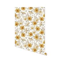 Birds Tree Flower Self-Adhesive Wallpaper Floral Vintage Peel and Stick Removable Wallpaper Wall Stickers for Wall Home Decor 3mx45cm