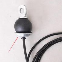 10Pcs Gym Cable Ball Stopper Domed Washers Steel Rope Terminal Fittings Components Replacement