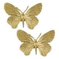 Madingi žalvariniai laumžirgio stalčiaus rankenėlės baldų estetikai pagerinti butterfly