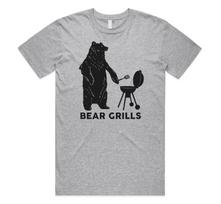 Bear Grills T-shirt Tee Funny Parody BBQ Barbecue Gift Men's Adventure Animal M