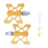 Bicycles Pedals Aluminum Alloy Mountain Bikes Pedals 9/16 Inch Bicycles Pedals Antislip Ball Bearing Pedals for Bikes