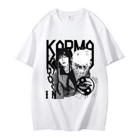KPOP Ketvirtasis albumas KARMA Marškinėliai CHANGBIN HYUNJIN FELIX Korėjietiška mada Vasariniai medvilniniai Hip Hop marškinėliai Harajuku Viršutiniai drabužiai Streetwear S