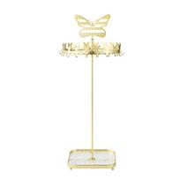 Metal Butterfly Jewellery Holder Display Stand with Tray Hanging Organizer Tower Rack Storage for Necklace Earrings