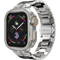 Stainless Steel Band+Case for Apple Watch Strap 46mm 49mm 44mm 45mm Correa Bracelet Protective Cover Iwatch 10 9 8 7 Se 6 Ultra for ultra 49mm