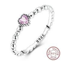 925 Silver Ring Glowing Firefly Starry Night Heart Dreamcatcher Wedding Finger Ring Size 6 7 8 9 For Women Jewelry 6