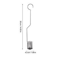 1Pcs Air Plant Hanging Hook Pineapple Design Strong Iron Tillandsia Holder Decorative Display Planter for Home Garden