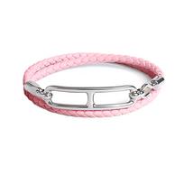 Hermes Roulis Woven Design Bracelet Women accessories Pink H071727FP3QT1 T2