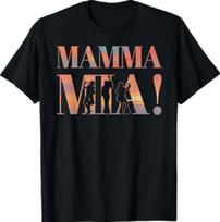 Mamma Mia Retro Disco Dancing Silhouette 70s Vibes T-Shirt Unisex T-Shirt XXXL