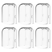 6 Pcs Dustproof Covers for Philips Sonicare Electric Toothbrush Heads, Replacement Brush Head Protective Cover Cap for Travel