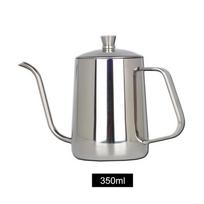 350ml 600ml Lašinamas virdulys Kavos arbatos puodas Nelipni danga Maistinio nerūdijančio plieno Žąsies kaklelio plonas snapelis Kavos lašinimo virdulys