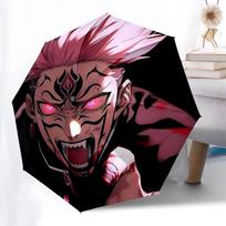 1pc Jujutsu Kaisen Satoru Gojo Umbrella - Automatic Opening Folding Design, Outdoor for Fans, Travelers, Daily Use, Festival Gift with Iron Frame (Rai