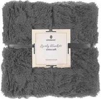 Pledas Springos Lovely Blankets Extra Soft, tamsiai pilka sp., 200 cm x 220 cm