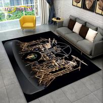 Drum Kit Music Instruments Area Rug Large,Carpet Rug for Living Room Bedroom Sofa Doormat Decor,Kid Play Non-slip Floor Mat 40x60cm(15x23in)