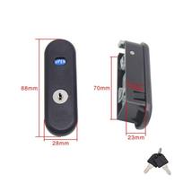 New Zinc Alloy File Cabinet Lock with Key Furniture Anti-theft Lock Hardware Anti-theft Sliding Door Lock Drawer