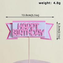 Blue Pink Hot Air Balloon Cake Topper Gender Reveal Party Cake Decoration Kids Boy Girls Birthday Party Supplies Baby Shower