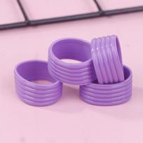 4Pcs Silicone Tennis Racket Grip Fixing Rings, Stretchable Sweat-Absorbent Handle Wrap Sealing Rubber Tennis Accessories