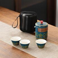 New Chinese Tea Set Travel Tea Set Kung Fu Set,Teapot Set,Chinese Tea Sets, Travel Portable Bag, Outdoor,hotel,business