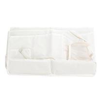 Bed Rail Storage Bag with 3 Hook Straps Bottles Holder under Mattress Gadget Hanging Organizer Bedside Caddy for College Dorm