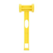 Durable ABS Camping Hammer Lightweight Heavy Duty Peg Mallet Ground Nails Hammer Hiking Activities geltona
