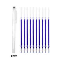 10Pcs/Set Heat Erasable Magic Marker Pen Temperature Disappearing Fabric Fabric Pens Line Marking DIY Craft Sewing Accessories