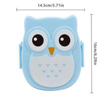 Portable Plastic Children Students Lunch Box Bento Box Food Container Carton Dinnerware Cutlery Food Container