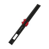 Woodworking Ruler with Slide Stop Portable inch and Metric Professional Square Ruler Marking Ruler Adjustable Sliding Ruler