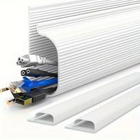 1PC 40cm/15.75inch J-shaped channel cable management system, flexible plastic wire tray, used for cable sorting and management balta