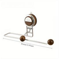 1PC Suction Cup Kitchen Paper Towel Holder Stainless Steel Toilet Paper Holder Tissue Hanger Roll Holder Bathroom Accessories