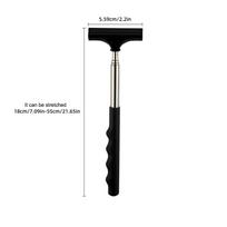 Portable Auto Window Cleaning Squeegee, Retractable Rearview Mirror Wiper, Labor-saving Car Glass Washing Accessory