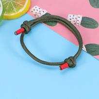 1Pcs Adjustable Braided Paracord Bracelet Premium Woven Hand Chain Fashion Jewelry for Women Birthday Valentine Mother