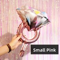 Valentine's Day Diamond Ring Balloon Decorations Wedding Anniversary Birthday Proposal Engagement Party Supplies