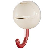 Plastic Suction Cup Hooks Round Head Candy Color Wall Towel Hooks Waterproof Non-Marking Kitchen Storage Hooks for Home