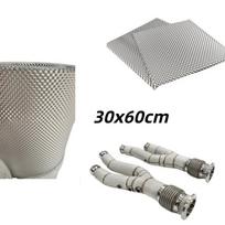 Heat Shield Welding Sheet Stainless Mat For Turbo Downpipe Manifold Engine Insulation Board Motorcycle Exhaust Pipe Chargers