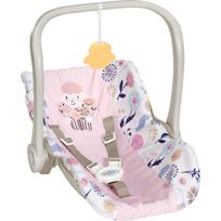 Automobilinė kėdutė lėlei Zapf Creation Baby born Flowers, rožinė sp.