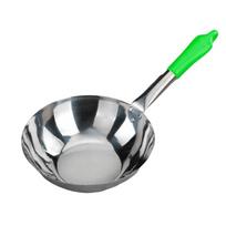 Portable Stainless Steel Water Scoop with Hanging Hook Thicken Kitchen Ladle Non-slip Handle Rust-proof Water Spoon Barbecue